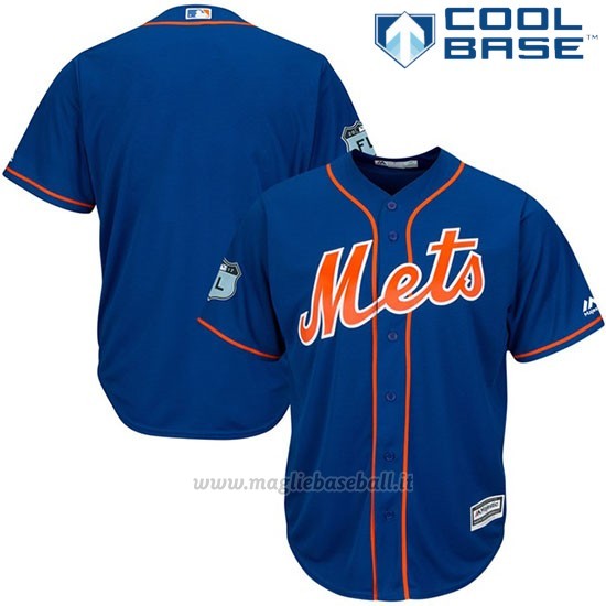Maglia Baseball Uomo New York Mets 2017 Allenamento Primaverile Cool Base